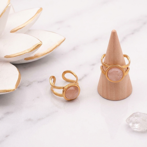 Bague Quartz Rose | MilAura
