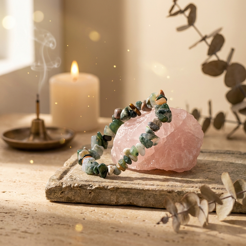 Bracelet Baroque Agate Indienne