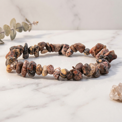 Bracelet Jaspe Léopard — Photo produit