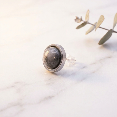 Boucles d'Oreilles Larvikite — Photo produit