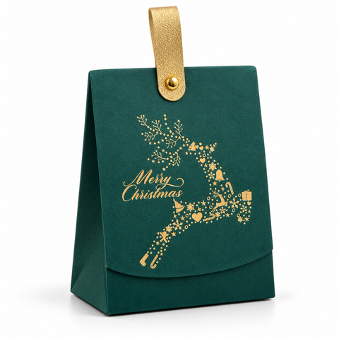 Écrin de Noël Sérénité, bracelet en améthyste : Écrin fermé · studio