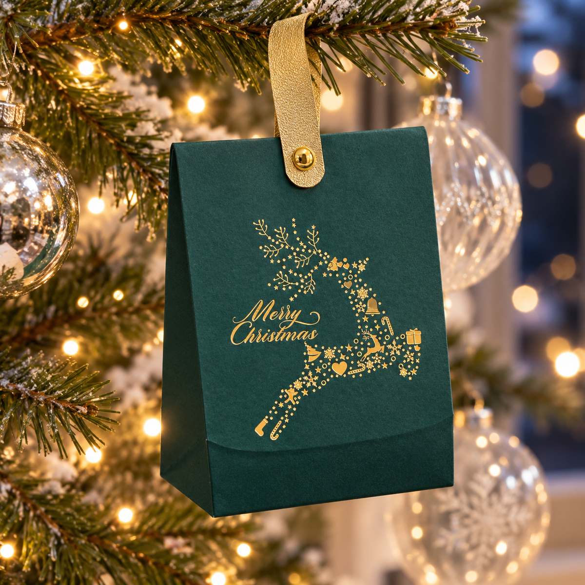 Écrin de Noël Sérénité, bracelet en améthyste : La suspension