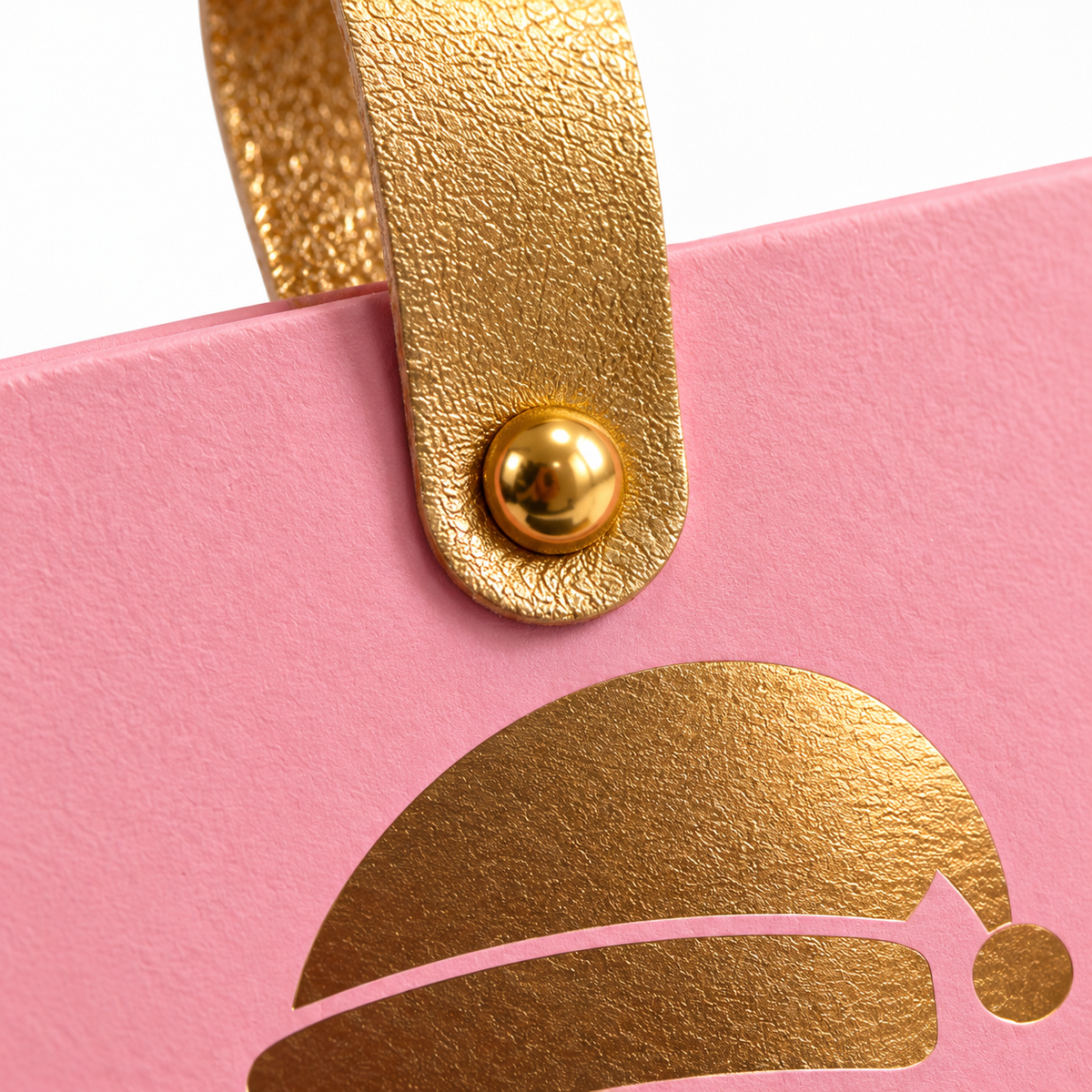 Écrin de Noël Amour, bracelet en quartz rose : Finition de l’écrin