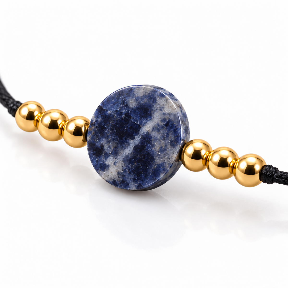 Écrin de Noël Clarté, bracelet en sodalite : Détail de la pierre