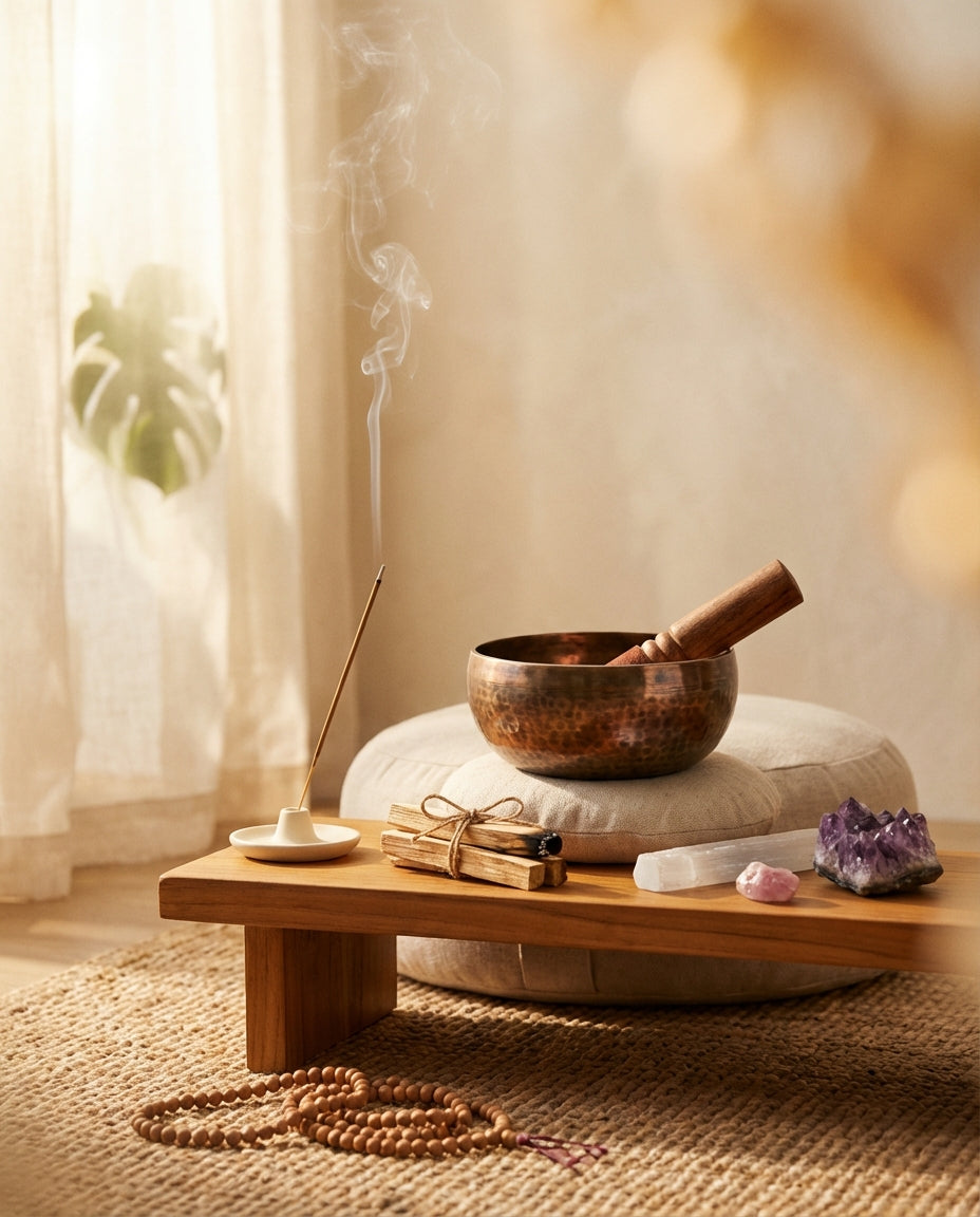 Rituel de purification des pierres naturelles