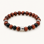 Bracelet Kahel en onyx et œil de taureau