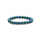 Bracelet en azurite-malachite 8 mm