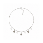 Collier en cristal de roche tourmaliné