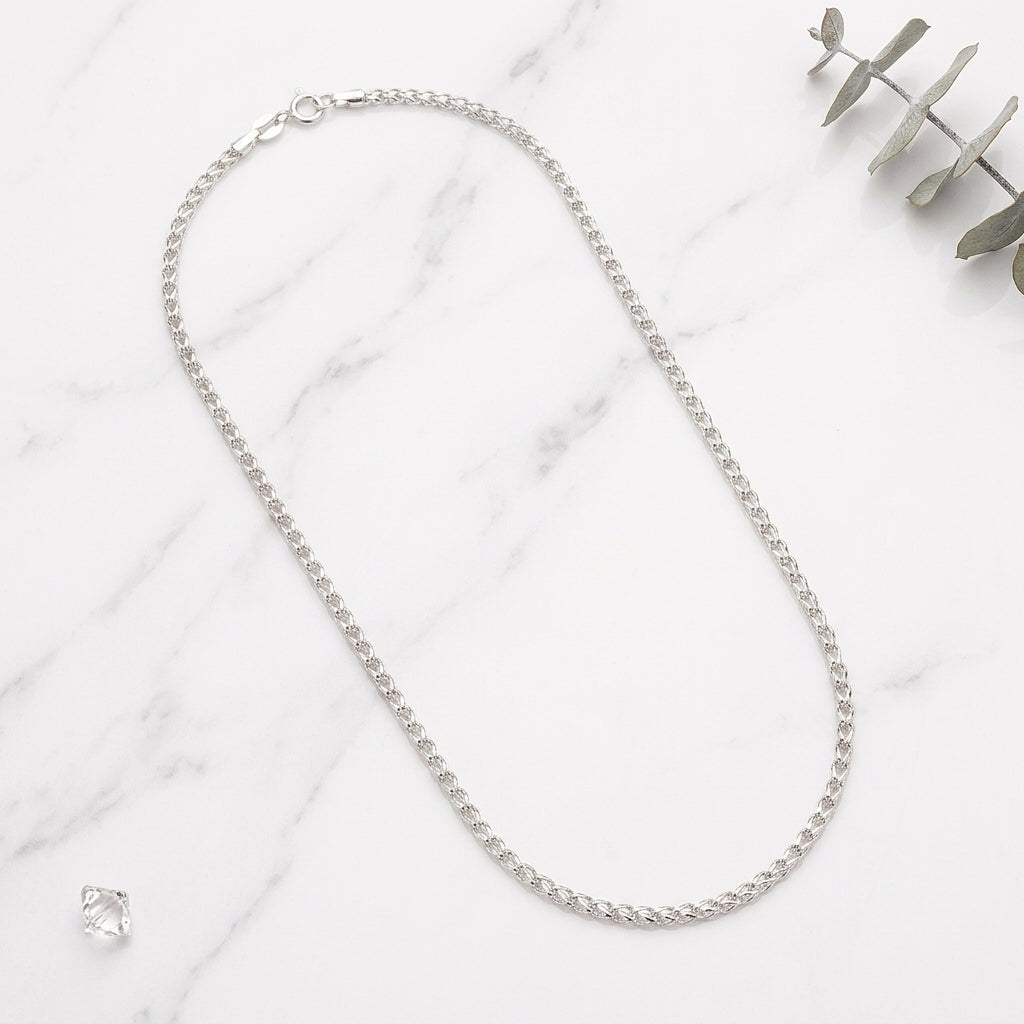 Chaine Argent 925 Maille Palmier | MilAura