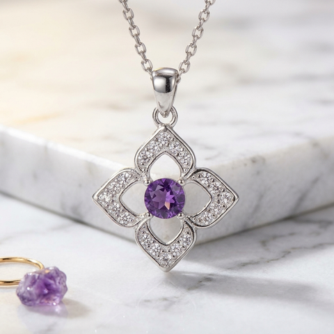 Pendentif Améthyste Argent | MilAura
