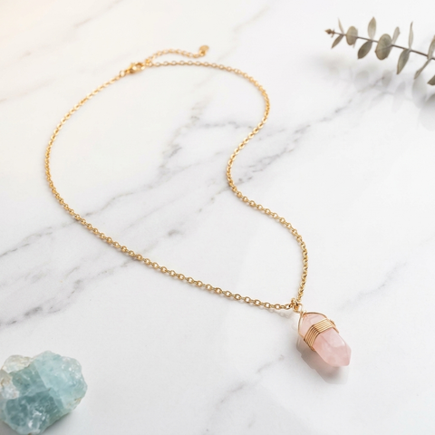 Collier Quartz Rose | MilAura