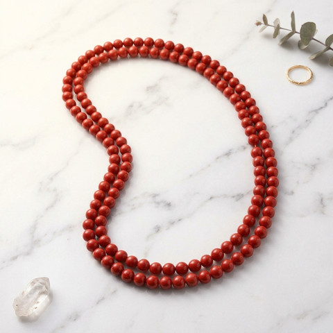 Collier Jaspe Rouge | MilAura