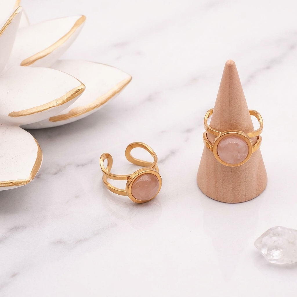 Bague Quartz Rose | MilAura
