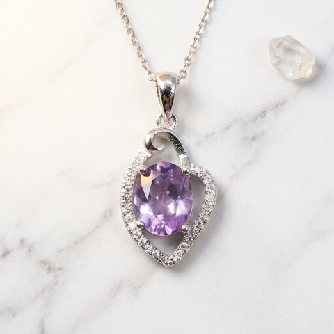 Pendentif Améthyste Argent | MilAura