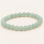 Bracelet en aventurine verte - Perles de 8 mm