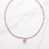 Collier Améthyste Doré | MilAura