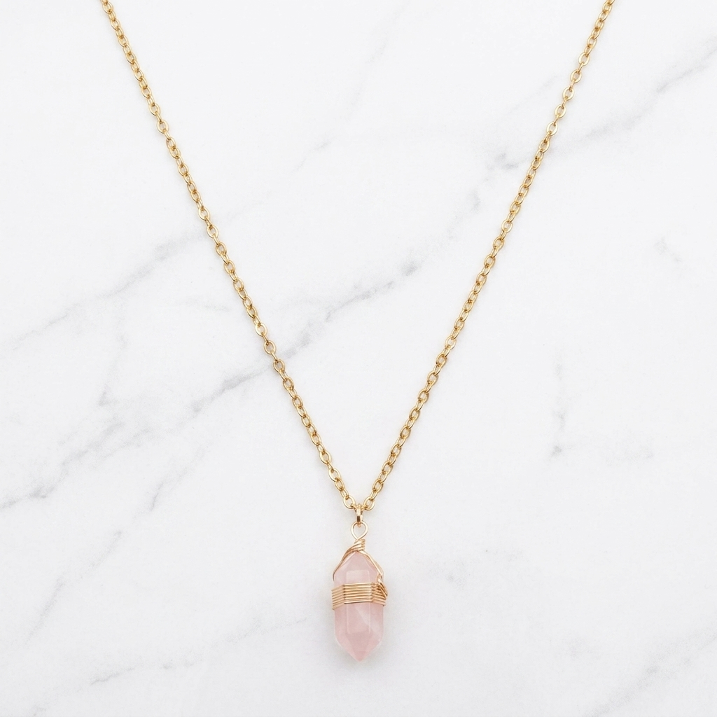Collier Quartz Rose | MilAura