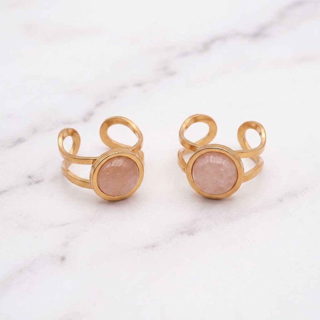 Bague Quartz Rose | MilAura
