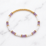 Bracelet Améthyste Nacre | MilAura