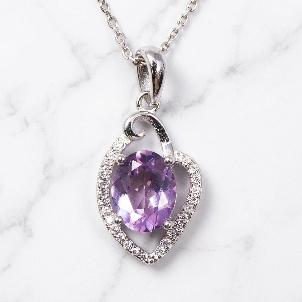 Pendentif Améthyste Argent | MilAura