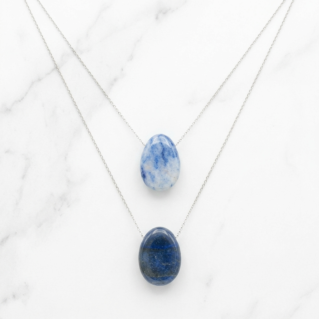 Pendentif Aventurine Bleue | MilAura