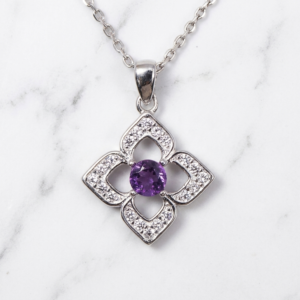 Pendentif Améthyste Argent | MilAura