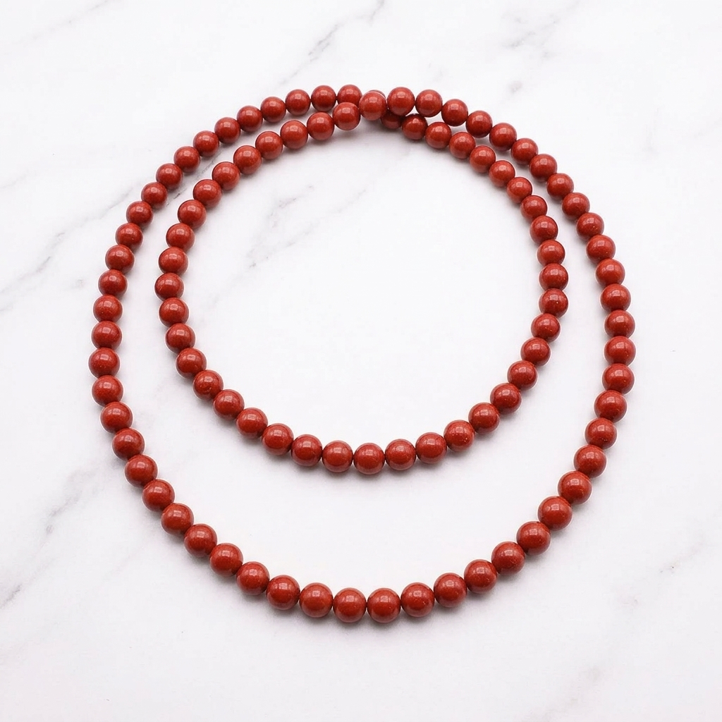 Collier Jaspe Rouge | MilAura