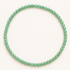 Collier en aventurine verte 6 mm - 45 cm