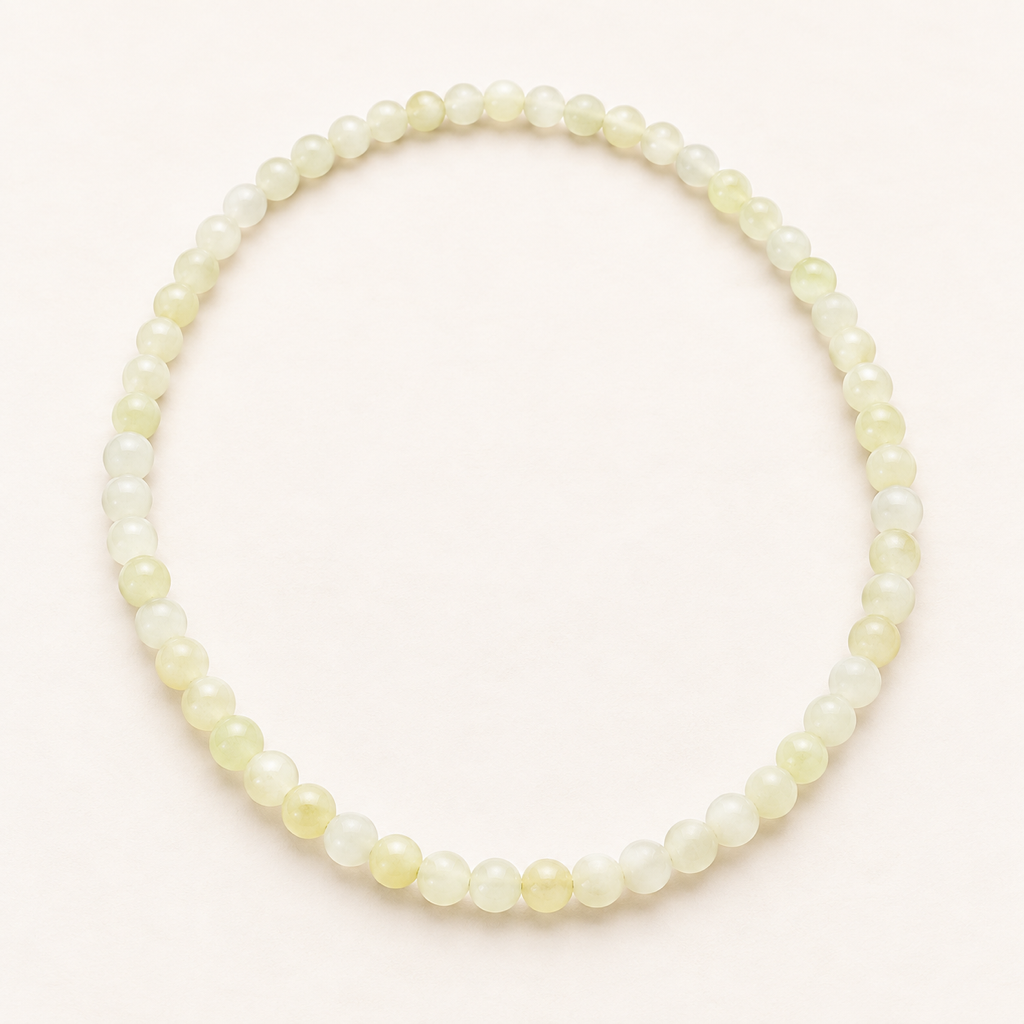 Collier en jade de Chine 6 mm - 45 cm