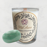 Bougie Joie - Aventurine verte