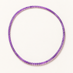 Collier en améthyste du Brésil 4 mm - 45 cm