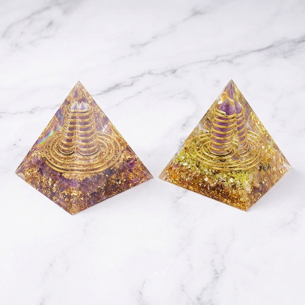 Pointe Améthyste — Photo produit sur marbre