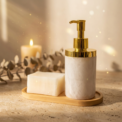 Distributeur Savon Cristal De Roche
