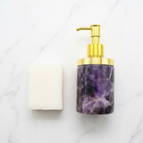 Distributeur Savon Améthyste — Photo produit sur marbre