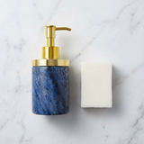 Distributeur Savon Sodalite — Photo produit sur marbre