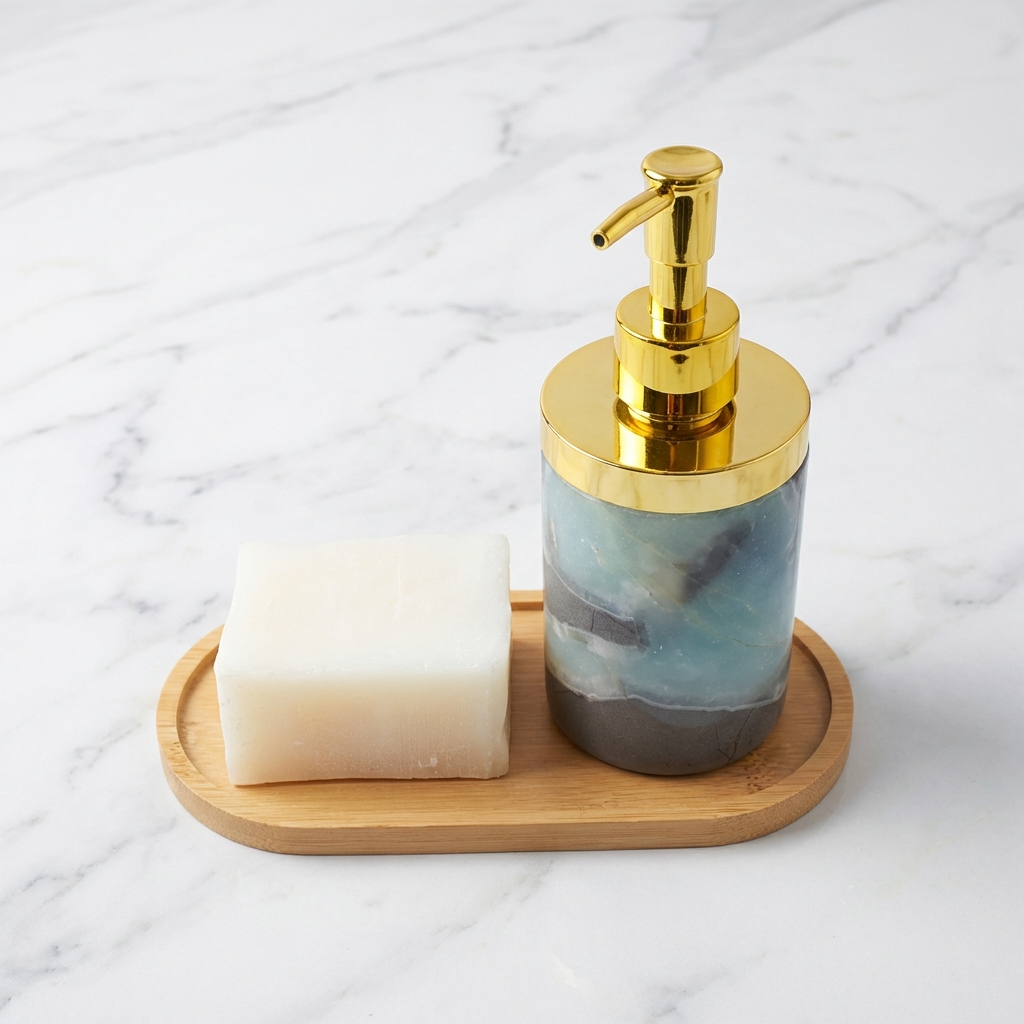 Savon Amazonite — Photo produit sur marbre