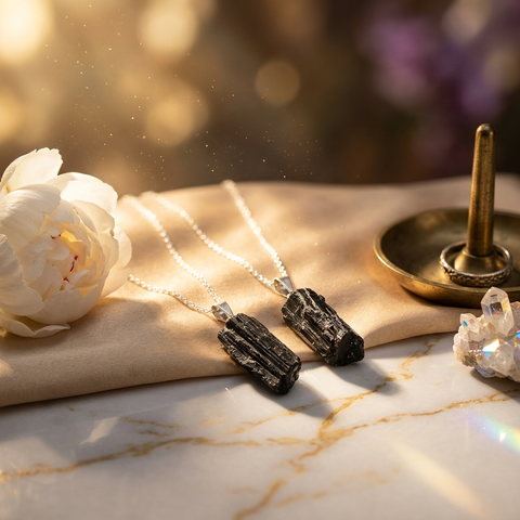 Pendentif Tourmaline Noire
