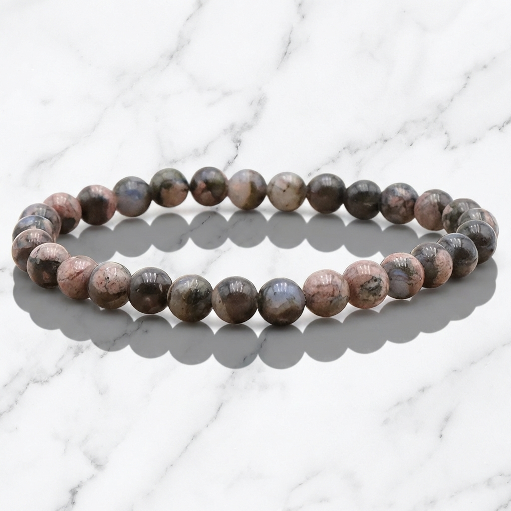 Bracelet Libérite Bleue — Photo produit sur marbre