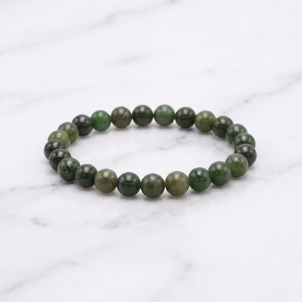 Bracelet Jade Néphrite — Photo produit sur marbre