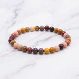 Bracelet Jaspe Mokaïte — Photo produit sur marbre