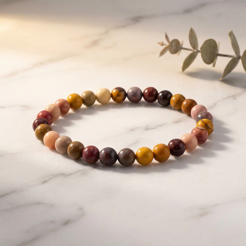 Bracelet Jaspe Mokaïte — Photo produit