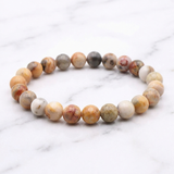 Bracelet Agate Crazy Lace — Photo produit sur marbre