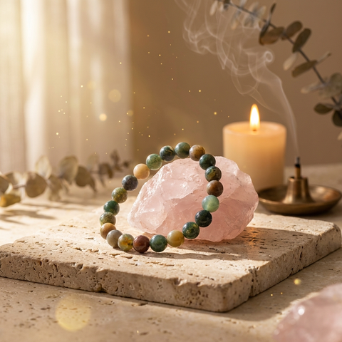 Bracelet Agate Indienne 8mm