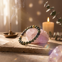 Bracelet Chrysoprase Citron 8mm