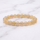 Bracelet Cristal de Roche Rutilé — Photo produit sur marbre