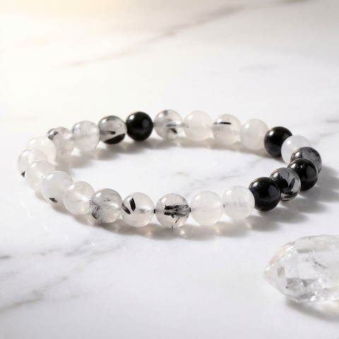 Bracelet Quartz Tourmaline — Photo produit
