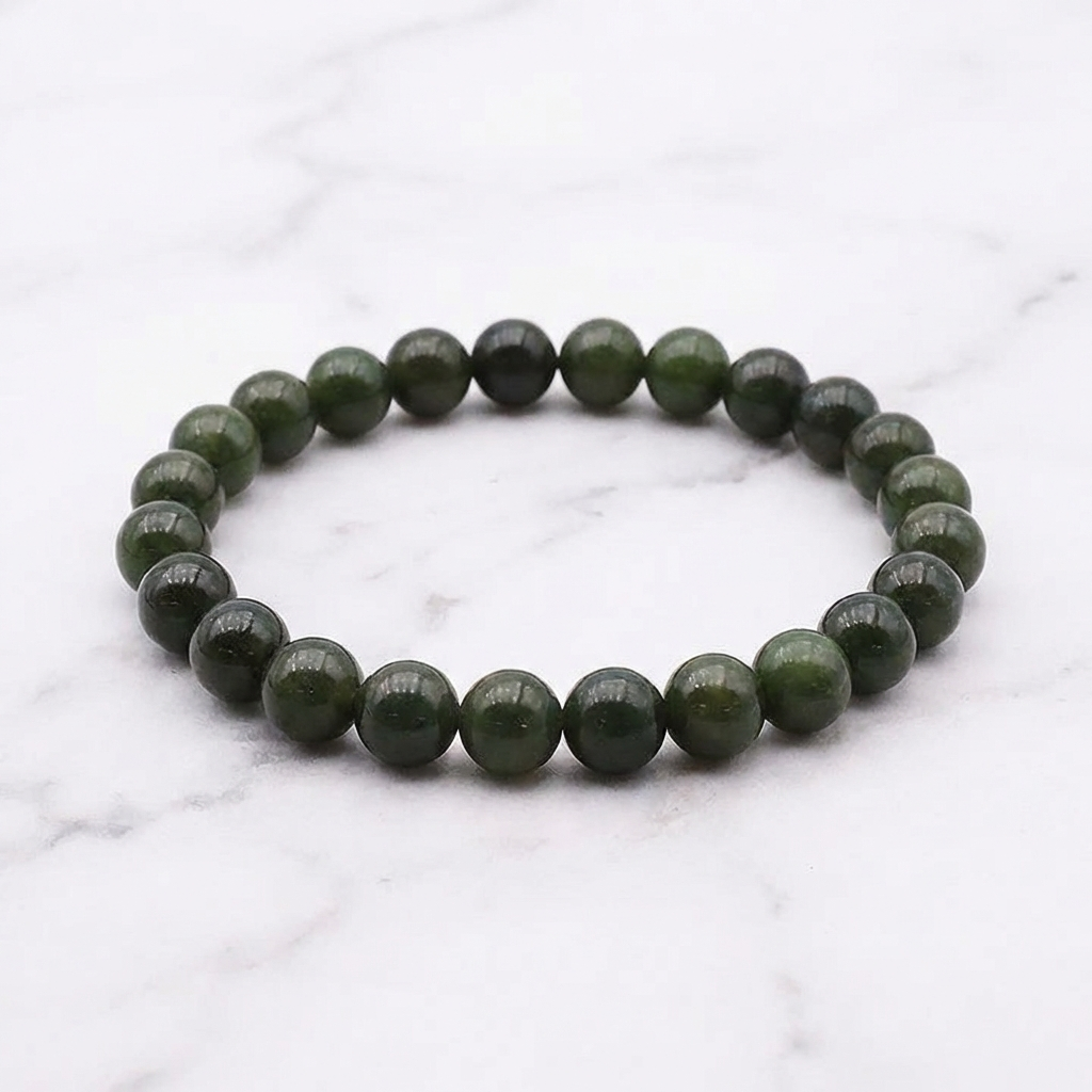 Bracelet Jade Néphrite — Photo produit sur marbre