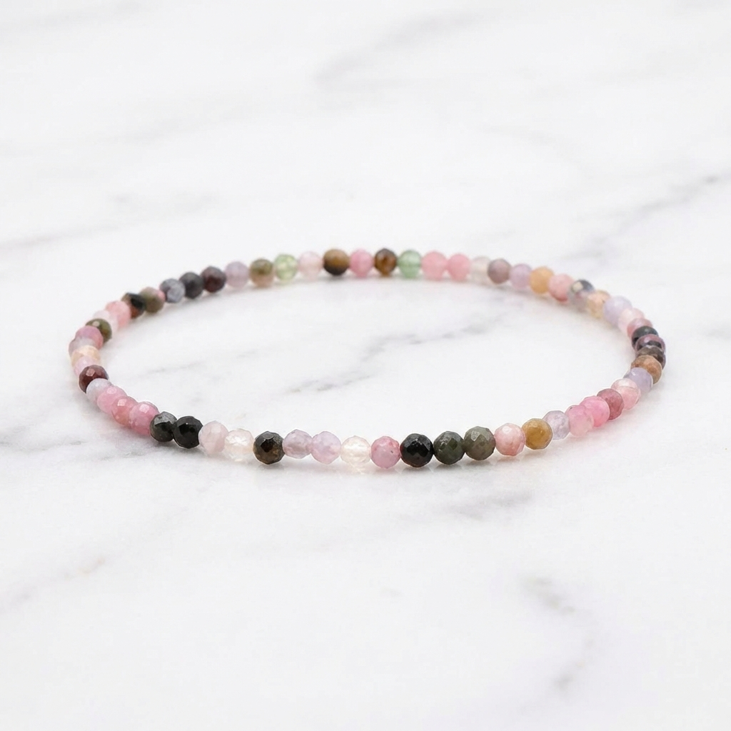Bracelet Tourmaline — Photo produit sur marbre