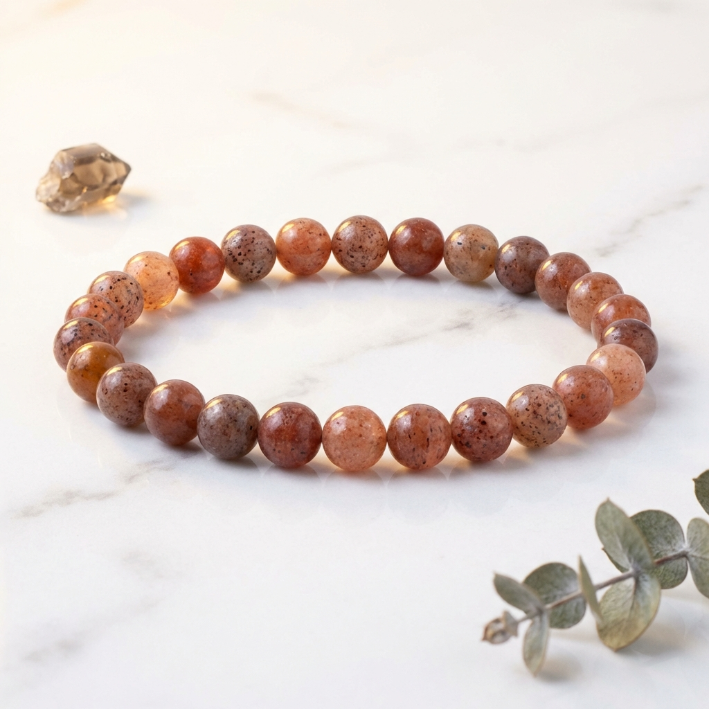 Bracelet Aventurine Rouge — Photo produit