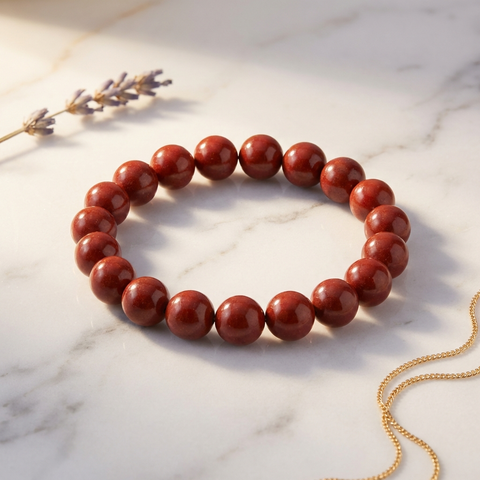 Bracelet Aventurine Rouge — Photo produit